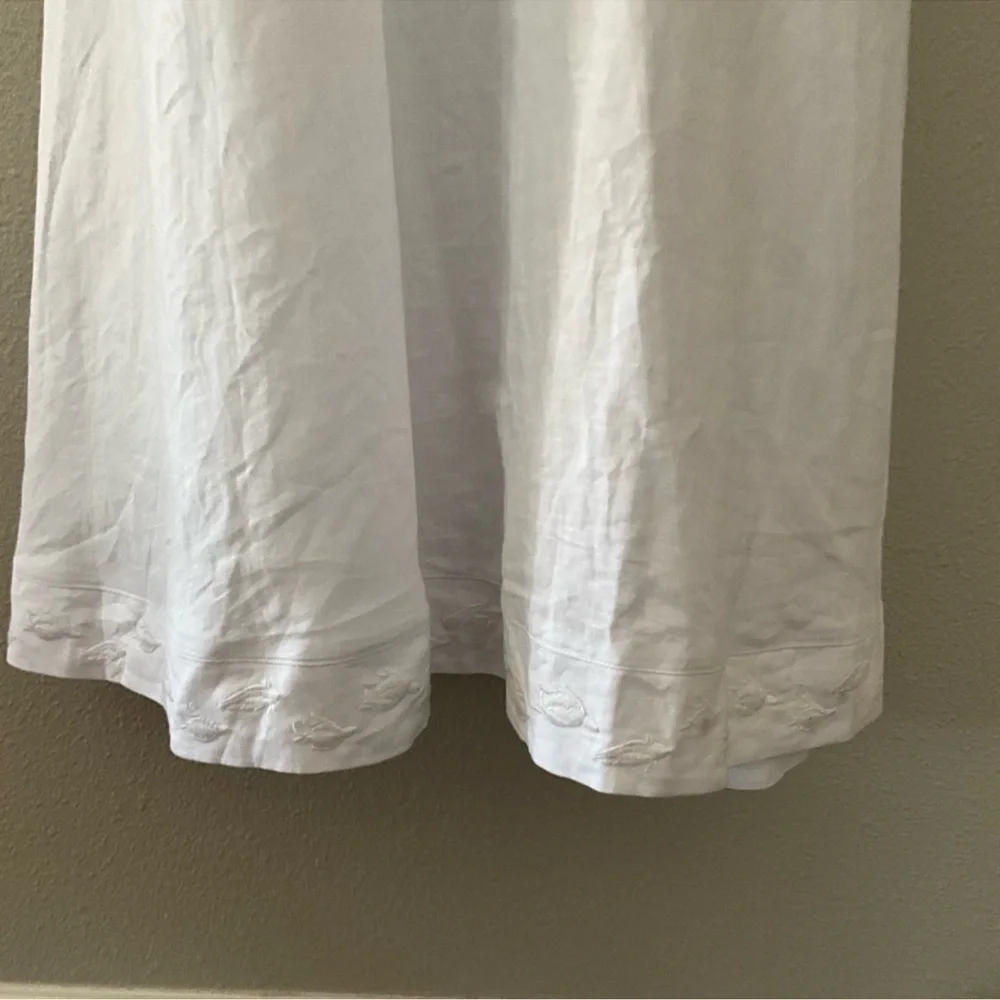Fanm Mon White Tulle Shoulder Ruffle Maxi Dress